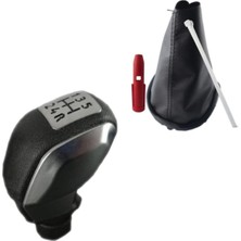 AR Oto Market Clio 3 Spor Vites Topuzu ve Körüğü Takım 5 Ileri Siyah Çerçeveli Körük + Spor Topuzu 2