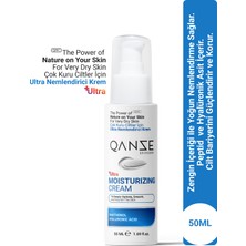 Qanze Ultra Nemlendirici Krem: Derinlemesine Nem, Pürüzsüz Cilt 50ml