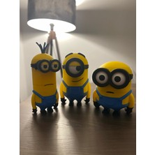Minions Minions Bob, Kevin, Stuart 3'lu Set Büyük Boy