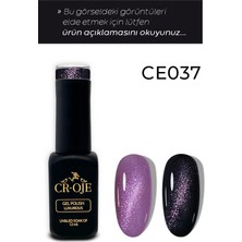 Cr-Oje Kalıcı Oje 7d Cat Eye-037 Pembe 12 m