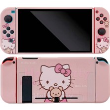 Banbo1 Nintendo Switch OLED Için Hello Kitty Düşmeye Karşı Koruyucu Kılıf (Yurt Dışından)