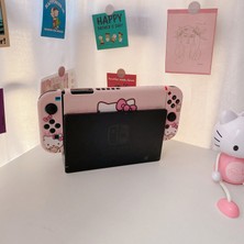 Banbo1 Nintendo Switch OLED Için Hello Kitty Düşmeye Karşı Koruyucu Kılıf (Yurt Dışından)