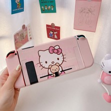 Banbo1 Nintendo Switch OLED Için Hello Kitty Düşmeye Karşı Koruyucu Kılıf (Yurt Dışından)