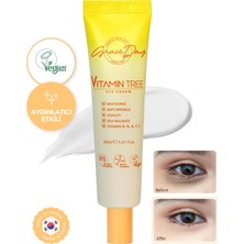 Aydınlatıcı Niacinamide ve Vitamin Kompleksi Içeren Vegan Göz Kremi Vitamin Tree Eye Cream