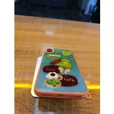 Iphone x Iphone Xs Uyumlu Kabartma Figürlü Darbe Korumalı Kapak Cute Kılıf