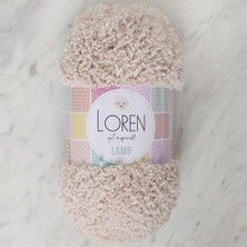 Loren Lamb Açık Bej El Örgü Ipi - R055 - 34420