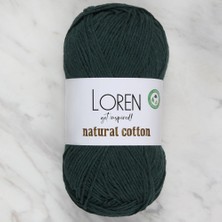 Loren Natural Cotton Yeşil El Örgü Ipi - R073