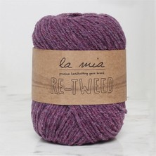 La Mia Re-Tweed Mor Melanj El Örgü Ipi - L143 - 34408