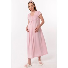 Effortt Pembe Hamile Lohusa Gecelik