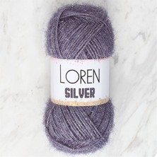 Loren Silver Antrasit El Örgü Ipi - RS0036 - 34098