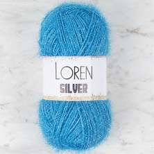 Loren Silver Mavi El Örgü Ipi - RS0003 - 34090