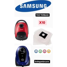 Dogant Samsung Elektrik Süpürge  Toz Torbası 10 Adet Motor Filitreli