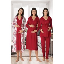 Effortt Vişne Hamile Lohusa Set