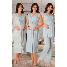 Effortt Mavi Hamile Lohusa Set