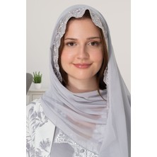 Effortt Gri Şifon Şal