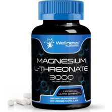 Wellness Magnesium L-Threonate 3000 mg 120 Kapsül - Ultra Strength