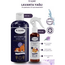 Dr. Lavender Lavanta Yağlı Köpek Şampuanı & Pet Tüy Açıcı Topaklanma ve Dökülme Önleyici Bakım Spreyi