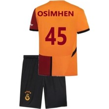 Galatasaray Victor Osimhen Sarı Kırmızı Çoçuk Forma 4lü Set 2024-25 Sezon