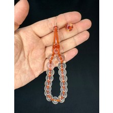 Anemore Collection Efe Boy Maskot Şak Şak Tesbih Akrilik Şeffaf Renk Büyük Boy T-710