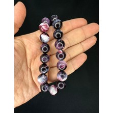 Anemore Collection Efe Boy Maskot Şak Şak Tesbih Akrilik Mor Renk Büyük Boy T-708