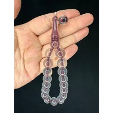 Anemore Collection Efe Boy Maskot Şak Şak Tesbih Akrilik Şeffaf Renk Büyük Boy T-718