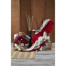 Ipekçe Home Deer Ponponlu Triko Tv Battaniyesi 130X170