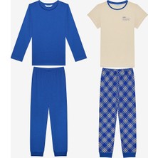 Penti Pamuklu Erkek Çocuk Rodeo 2li Çok Renkli Pijama Takımı
