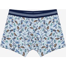 Erkek Çocuk Lucky Boy Çok Renkli 2li Boxer