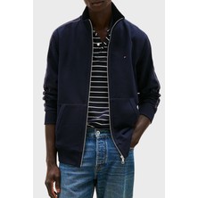 Tommy Hilfiger Pamuk Regular Fit Dik Yaka Fermuarlı Sweat Erkek Sweat MW0MW37468 Dw5