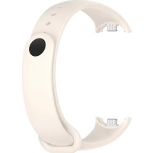 Alstrap Xiaomi Mi Band 8/band 9 Uyumlu Metal Tırnaklı Uzun Ömürlü Silikon Kordon