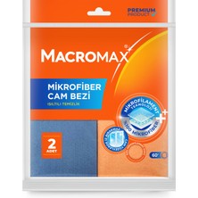 Macromax Clean&wındow Mikrofiber Cam Bezi 2'li