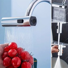 Byogalo 3 Farklı Modlu Çok Amaçlı Musluk Adaptörü Evrensel Musluk Başlığı Şelale Musluk
