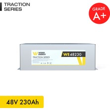 Werer Energy 48V 200AH Lifepo4 Traction Series Bluetooth'lu Lityum Demir Fosfat Akü