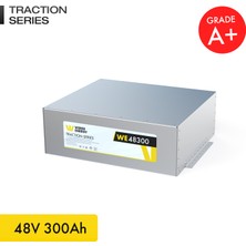 Werer Energy 48V 300AH Lifepo4 Traction Series Bluetooth'lu Lityum Demir Fosfat Akü