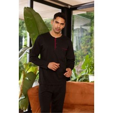 Relax Mode Kocabey 9250 Erkek  Midi Yaka Pijama Takımı