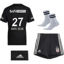 Rafa Silva Beşiktaş 2024-25 Sezon Çoçuk Forması 4lü Set Siyah