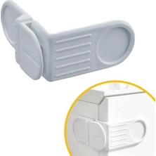 Byogalo® Bebek Çocuk Güvenlik Çekmece ve Dolap Için Kendiliğinde Yapışkanlı Vidasız Köşe Kapak Kilidi