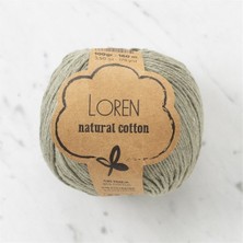 Loren Natural Cotton Küf Yeşili El Örgü Ipi - R089 - 33926
