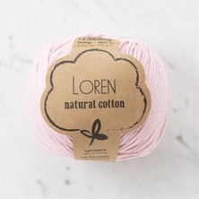 Loren Natural Cotton Pembe El Örgü Ipi - R094 - 33910