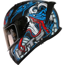 Mts -801 Snake Kapalı Kask (Myth Blue)