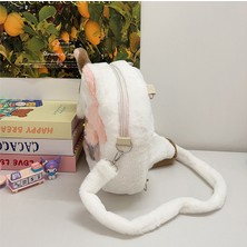 Grace1 Sevimli Peluş Yavru Kedi Çantası Omuz Crossbody Kadın Çantası (Yurt Dışından)