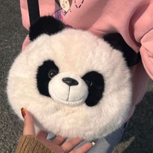 Grace1 Yaratıcı Sahte Vizon Panda Crossbody Çanta Omuz Sırt Çantaları (Yurt Dışından)