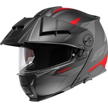 Schuberth E2 Defender Red Çene Açılır Motosiklet Kaskı