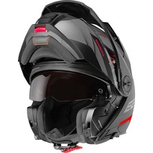 Schuberth E2 Defender Red Çene Açılır Motosiklet Kaskı