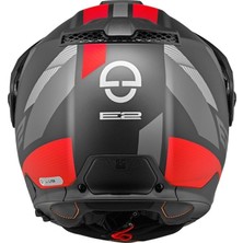 Schuberth E2 Defender Red Çene Açılır Motosiklet Kaskı