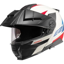 Schuberth E2 Defender White Çene Açılır Motosiklet Kaskı