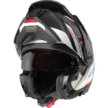 Schuberth E2 Defender White Çene Açılır Motosiklet Kaskı