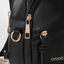 Osoce Pu Deri Erkek Moda Göğüs Çantası, Omuz Çantası, Erkek ve Kadın Crossbody Çanta (Yurt Dışından)