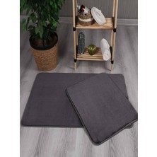 My Evilla Modern Dekoratif Kaymaz Taban Simirna  Banyo Klozet Takımı 60X100-50X60