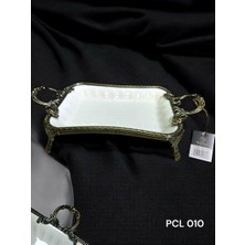 Royking Elegance Dikdörtgen Sunum Tabak Antique 36 cm Pcl 010